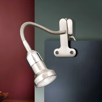 Lampička Orion Praktické světlo se skřipcem Colana - Rozsah svorky max. 4 cm nikl satinovaný 1 x 50 W - Doprava zdarma