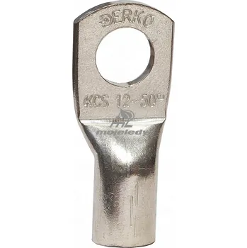 Kabelové oko 1x Měděné pocínované kabelové oko CU 50 mm M12 KCS 12-50