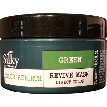 Vlasová regenerace SILKY ZELENÁ TÓNUJÍCÍ MASKA VYŽIVUJE, DODÁVÁ LESK A ZVÝRAZŇUJE BARVU 250