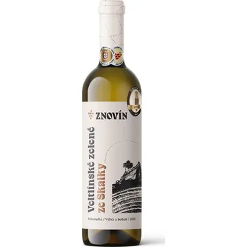 Víno Znovín Znojmo a.s. se sídlem v Šatově Veltlínské zelené 2021 výběr z bobulí Znovín Znojmo 0,75l