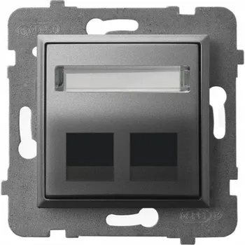 Elektrická zásuvka Elektrická Zásuvka Ospel šedá