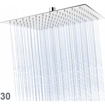 Sprchová hlavice Sprchová hlavice Terra Home čtvercová 30 cm chromovaná ultra slim