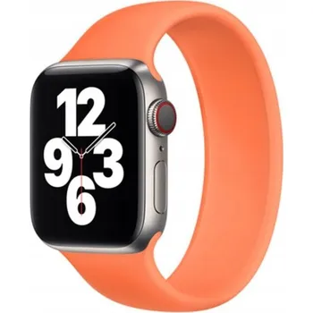 Řemínek na hodinky Řemínek RZAKcesoria pro Apple 23mm oranžový