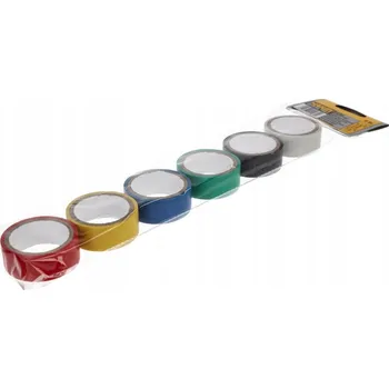 Izolační páska PVC Izolační páska 19 mm x 3 m, kusů 6 kusů