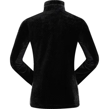 Dámská mikina Alpine Pro LOMMA ČERNÁ DÁMSKÁ HŘEJIVÁ MIKINA XXL