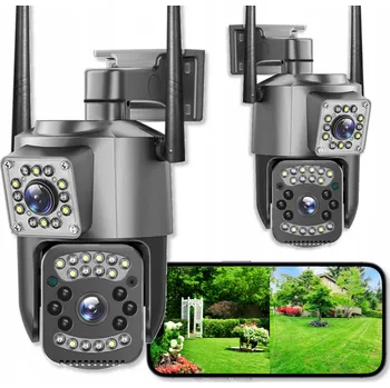 IP kamera Venkovní otočná IP kamera Eurolook 4MP s duálním objektivem a 4G LTE