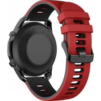 Řemínek na hodinky Řemínek e-Smart24 univerzální pro Lenovo S2, Blaze, Carme, Carme 2, HW10H, HW25H 20mm červený