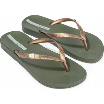 Dámské žabky Dámské žabky Ipanema Anatomic Brasilidade zelená/zlatá, velikost 40 EU