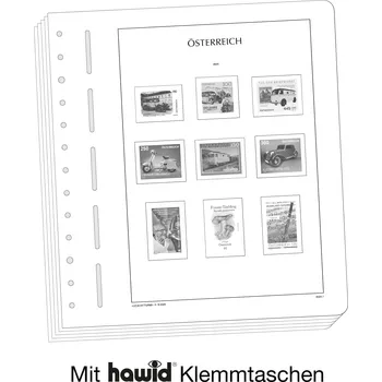 Obal pro sběratelský předmět Leuchtturm Rakousko Předtištěné listy: nezasklené, Ročník: 1918-1921