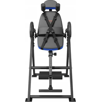 VEVOR Posilovač zad 690x1200x1640MM Modrý a Černý Skládací PU Kůže