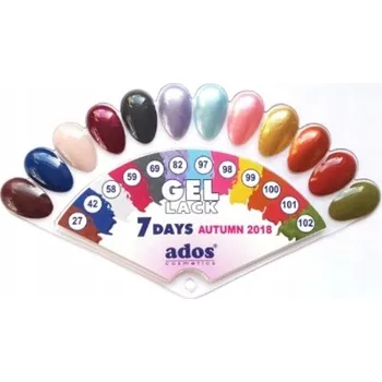 Lak na nehty Lak na nehty ADOS GEL LACK Č. 98 perleťová růžová s dlouhotrvající výdrží