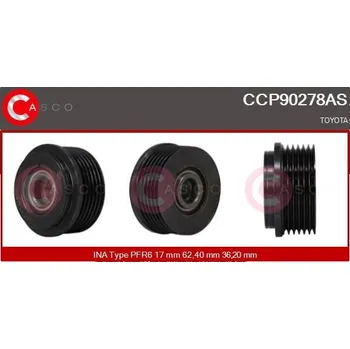 Řemenice, generátor CASCO CCP90278AS