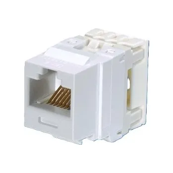 Patch panel NK688MAW Modul NetKey UTP, RJ45, kat. 6, arkticky bílý