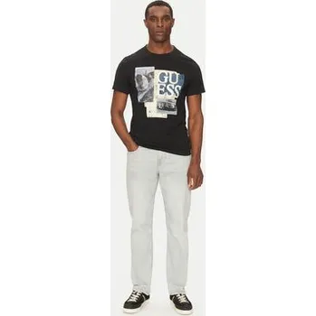 Guess T-Shirt M5GI04 I3Z14 Černá Slim Fit XS