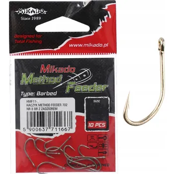 Rybářský háček Zemní Háčky s protihrotem Mikado 10 ks