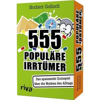 555 populäre Irrtümer - Das spannende Quizspiel rund um die Mythen des Alltags - Golluch, Norbert