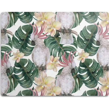 Obraz Pro kočky podložka pod záchod Tropické papoušky 45x35 cm