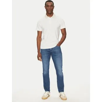 Pánská košile Guess Polokošile M5GP66 J1314 Bílá Regular Fit L