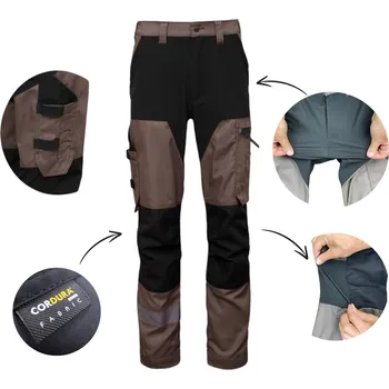 Pracovní oblečení Dlouhé pracovní kalhoty BoSafety Mashup vel. 46