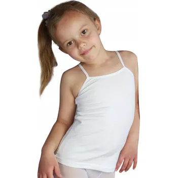 Dětské bílé bavlna tílko Lilly Bling , velikost 164