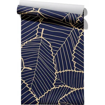 Tapeta Vliesová tapeta Náčrtky listů, tapeta v roli 50 cm x 6,1 m