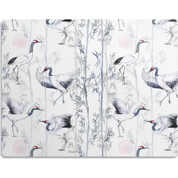 Podložka pod záchod pro kočky Tanec jeřábů 90x60 cm