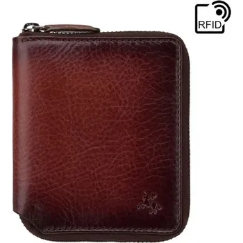 Peněženka Značková pánská kožená peněženka se zipem - Visconti (KPPN486)