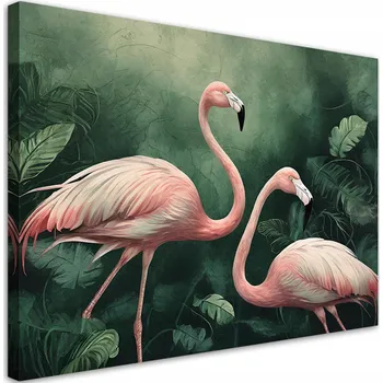Obraz Obraz na plátně, plameňáci, botanika, příroda 60x40