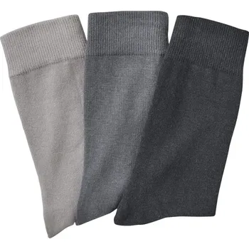 Dámské ponožky Sada 3 párů klasických ponožek šedá 39-42