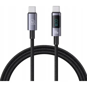 Datový kabel Kabel Usams USB typ C - USB typ C 1,2 m černý