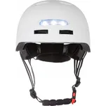 Bluetouch Ochranná přilba bílá s LED diodou - L