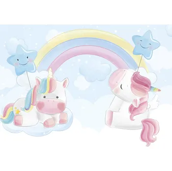 Fototapeta Fototapeta DUHA pro dívky Jednorožec 254x184