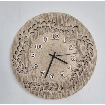 Hodiny Keramické hodiny s větvičkou (kulaté)