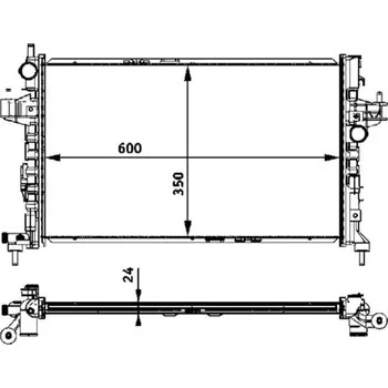 Chladič motoru Chladič, chlazení motoru MAHLE CR 422 000S