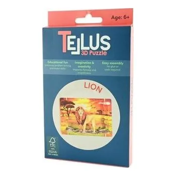 Dřevěná hračka Drewniany rozkładany teatrzyk 3D - Lew