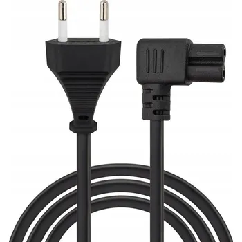 Napájecí kabel SAVIO Napájecí kabel 2pin, C7 úhlový 5m, CL-186