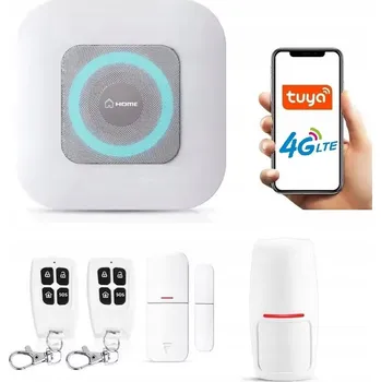 Sada domovního alarmu BEZDRÁTOVÝ ALARM SIRÉNA GSM TUYA SMART V POLŠTINĚ NA SIM KARTU