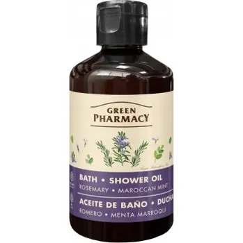 Koupelová kosmetika Green pharmacy sprchový olej rozmarýn a máta 250 ml