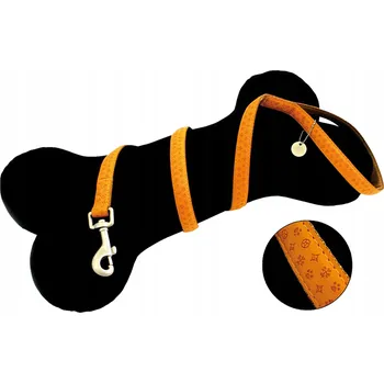 Vodítko pro psa Světle hnědé, ploché vodítko 25mm/120cm CROCI