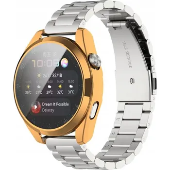 Pouzdro na mobilní telefon Pouzdro 2v1 Metalic Přední strana / Huawei Watch 3 PRO