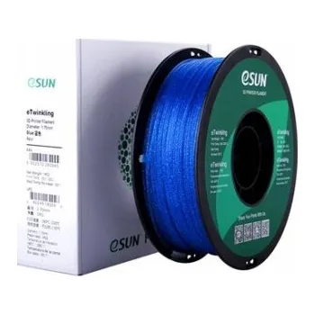 Filament ESun Twinkling PLA Filament Modrý 1.75mm