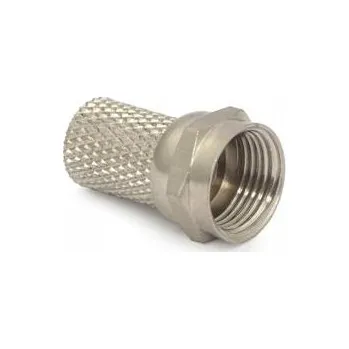 Anténní redukce F konektor Conotech, F zástrčka 6,8, šroubovací konektor pro anténní kabel RG-6