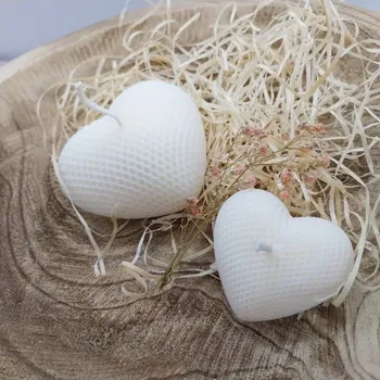 Svíčka Svíčka ze sójového vosku, dvě srdce 40 g