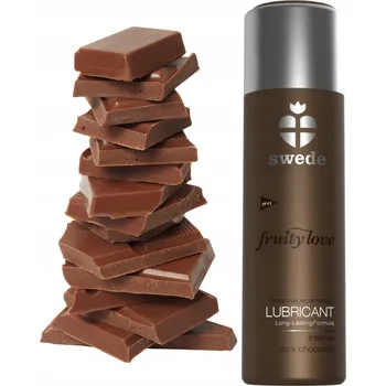 Lubrikační gel Swede Fruity Love Lubrikační gel Dark Chocolate (hořká čokoláda) 50 ml