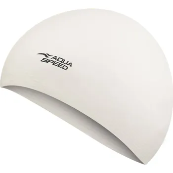 Plavecká čepice Plavecká čepice pro dospělé Latex Aqua Speed bílá
