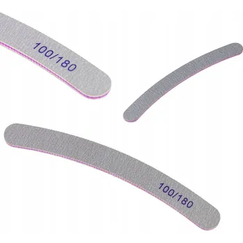 PILNÍK NA NEHTY BANÁN ŠEDÝ ZEBRA HRUBOST 100/180 OBOUSTRANNÝ PILNÍČEK