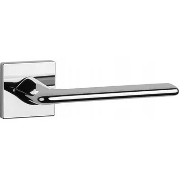 Dveřní kování Klika s rozetou čtverec Lila Q Slim chrom APRILE