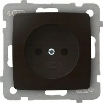 Elektrická zásuvka Elektrická Zásuvka Ospel hnědá