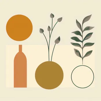 Plakát Plakát Symfonie Rovnováhy bez rámu 100 x 100 cm