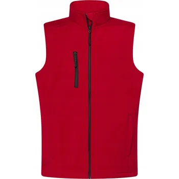 JHK Pánská vesta Bunda Bez Rukávů Softshell SOFT VEST RD červená, velikost L